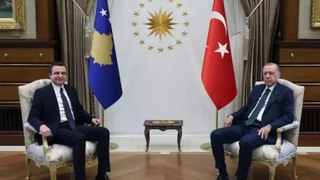 Cumhurbaşkanı Recep Tayyip Erdoğan, Kosova Başbakanı Albin Kurti'yi kabul etti