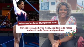 Rencontre avec Elvire Teza, capitaine de relais collectif de la flamme olympique !