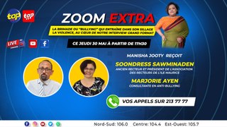 ZOOM EXTRA :  Manisha Jooty reçoit Soondress Sawminaden & Marjorie Ayen.