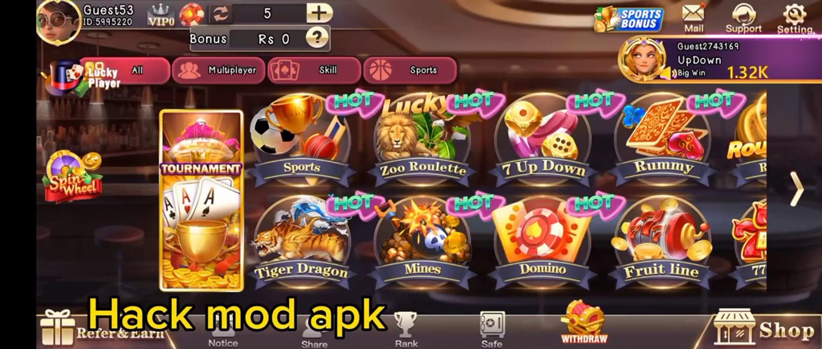 3 Patti Hack _ Dragon Vs Tiger Hack Mod Apk _ 3patti Mela Hack Trick 10Mar 2024 video