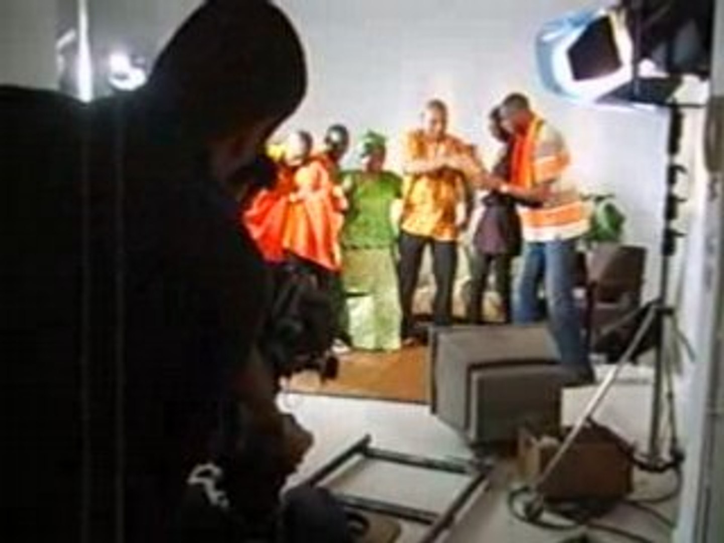 Tournage de pub Orange coupe d'Afrique.