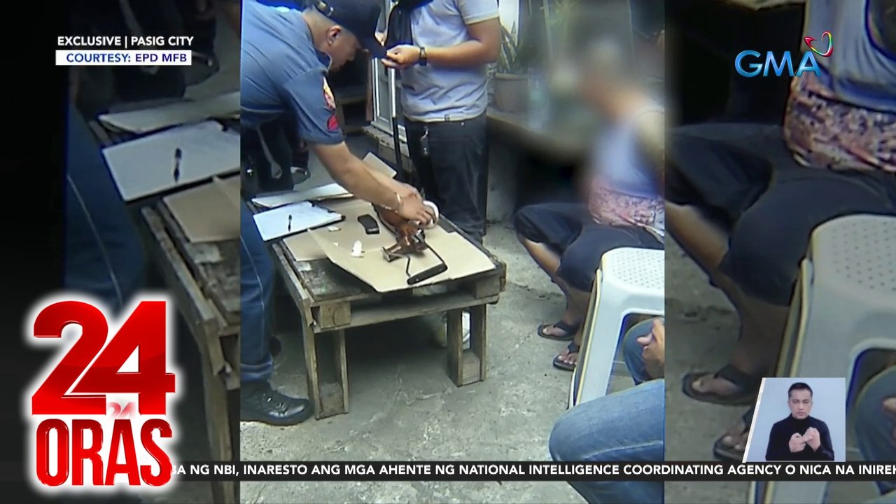 24 Oras Part 1: Iligal na bentahan ng armas sa Pasig; nangikil na NICA agents?; silungan ng riders tuwing umuulan, atbp.
