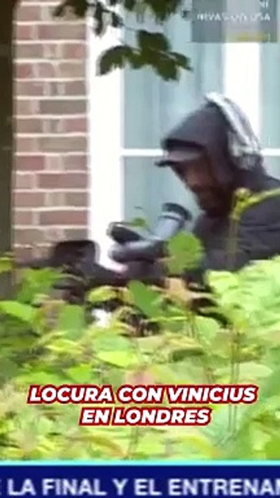 Locura con Vinicius en Londres: "Vini balón de oro"