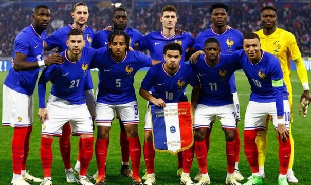 Les sélectionnés de l'équipe de France pour l'Euro 2024.