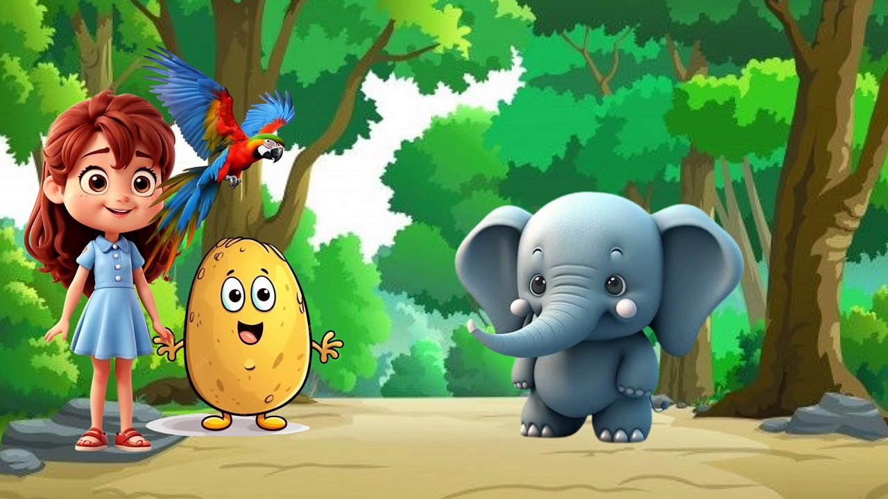 Baccha jungle mein janvaron ke sath khelne ke liye Aaya