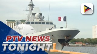 French destroyer Bretagne docked at Manila South Harbor for 5-day goodwill visit