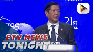 PBBM, delivers his historic speech at the 21st IISS Shangri-La Dialogue in Singapore