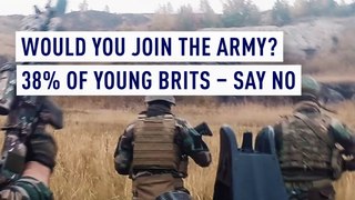 Would you join the army? 38% of young Brits say they'd refuse