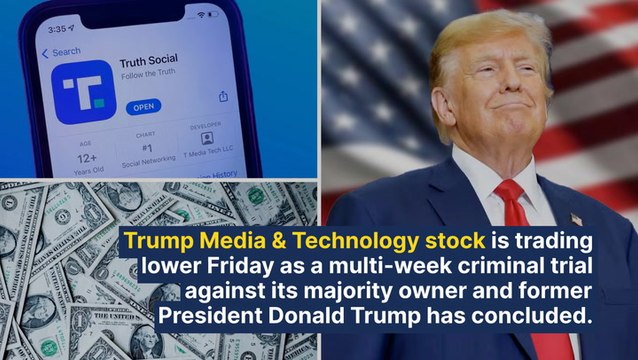 What's Going On With Former President Donald Trump Backed DJT Stock On Friday?