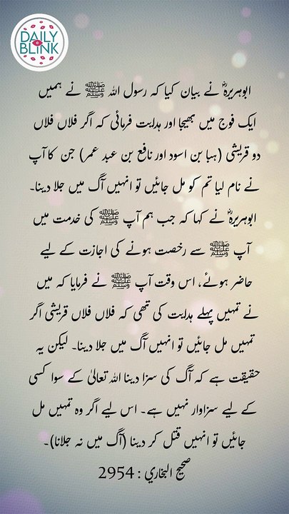 Daily Hadees | Hadees Sharif | Sahih Bukhari 2954 || Daily Blink #shorts #hadees #hadith