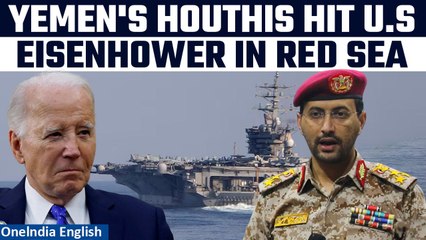 Houthis Punish U.S For Killing Several People In Yemen; Aircraft Carrier Eisenhower Hit In Red Sea