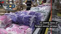 Spanish Police Seized 11 Metric Tons of Bootleg Soccer Jerseys