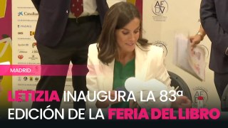 La inauguración de la 83ª edición de la Feria del Libro de Madrid de la mano de la Reina Letizia