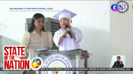 State of the Nation Part 3: Nakakabilib na speech ng isang kinder graduate; atbp.