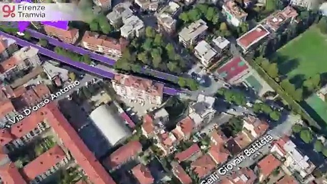 Firenze, ecco il tracciato della tramvia per le tratte Libert?-Rovezzano e Libert?-Bagno a Ripoli