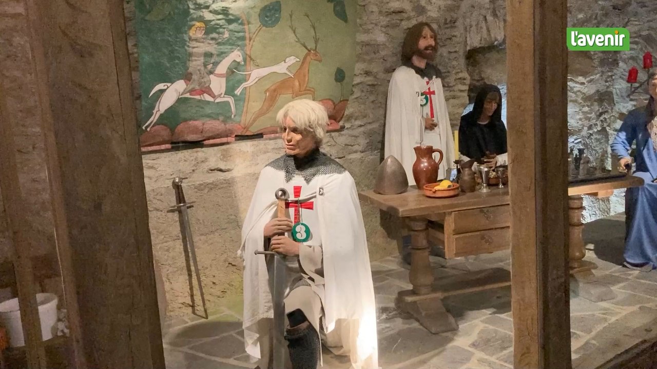 Rudi Miel et Théo Dubois d'Enghien auteurs de la BD Godefroy, signent une œuvre épique qui révèle le côté obscur de ce personnage de légende