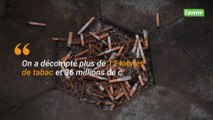 Bièvre: saisie record, une usine à cigarettes démantelée