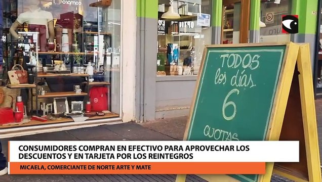 Consumidores compran en efectivo para aprovechar los descuentos y en tarjeta por los reintegros