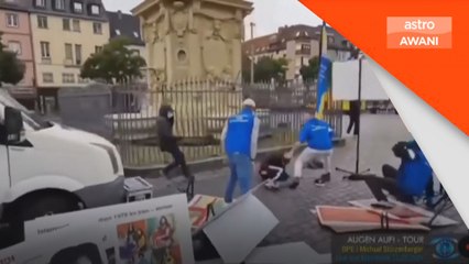 Beberapa orang awam termasuk polis cedera diserang di Mannheim