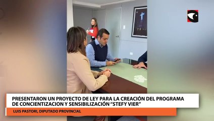 Presentaron un proyecto de ley para la creación del programa de concientizacion y sensibilización “Stefy Vier”
