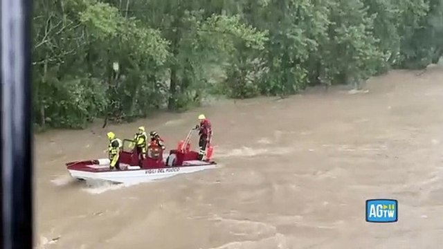 Tre dispersi nel Natisone, le operazioni di ricerca dei Vigili del Fuoco