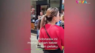 Jadi Tontonan! Momen Turis Indonesia Labrak Copet Wanita