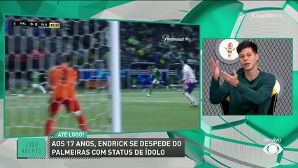 Debate Jogo Aberto: Partida apagada do Palmeiras ofuscou a despedida de Endrick?