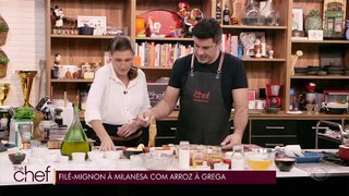 Filé-mignon à milanesa com arroz à grega | Band Receitas