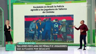 Renata Fan vê pênalti de Luciano por solada; Denílson diz que confusão “desnecessária” em São Paulo x Talleres