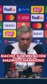 Nacho sobre la relación Real Madrid-Champions