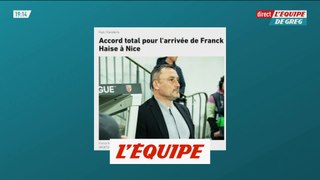 Accord total pour l'arrivée de Franck Haise à Nice - Foot - Transferts - L1