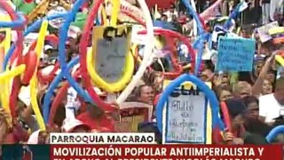 Caracas | Pqa. Macarao se moviliza en contra de las sanciones imperialistas impuestas a Venezuela