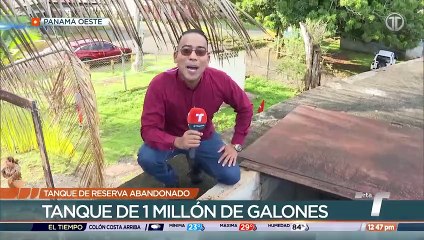 Tanque de reserva del Idaan en Arraiján lleva abandonado más de 25 años