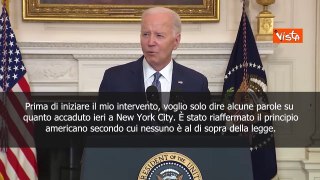 Verdetto Trump, Biden: Nessuno ? al di sopra della legge