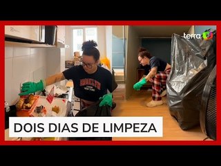 Dona de apartamento deixado com lixo e sujeira por hóspedes mostra limpeza: 'Falta de respeito'