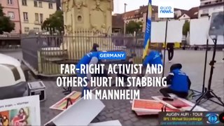 Far-right activist and others hurt in stabbing in Mannheim