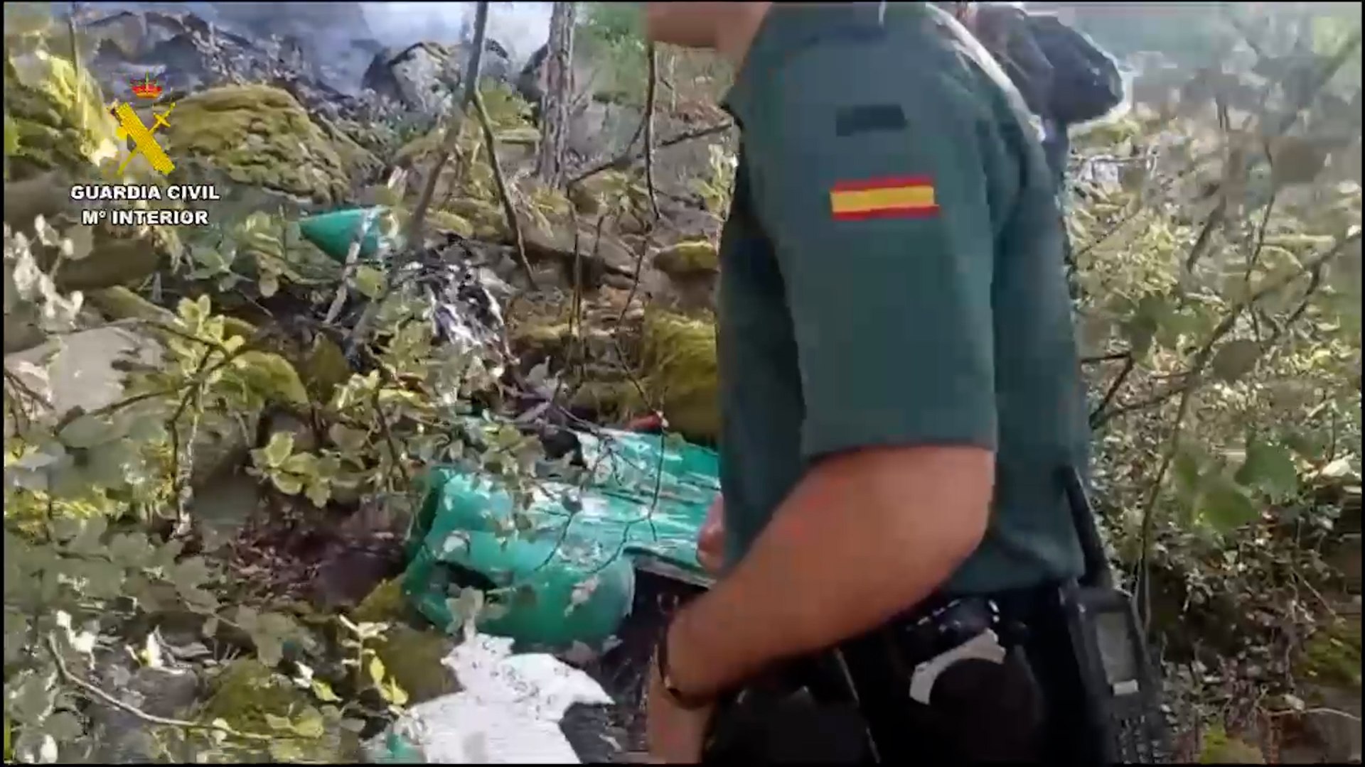 Mueren los dos ocupantes de una avioneta que se estrell en un monte junto al pantano de San Juan