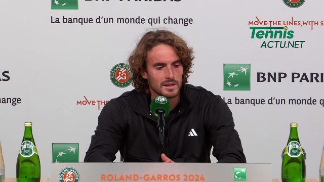 Tennis - Roland-Garros 2024 - Stefanos Tsitsipas : Tennis helps me realize my deepest desires
