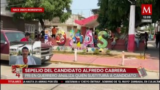 Despiden a Alfredo Cabrera, candidato del PRI asesinado en Coyuca de Benítez
