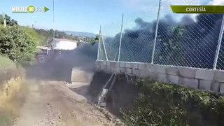 Gigantesco incendio en la vereda La Clara del municipio de Guarne