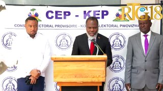 Konseye Prezidan Frinel Joseph vizite KEP a nan kad preparatif pou òganize eleksyon nan peyi a.