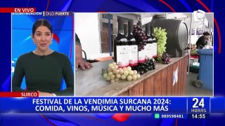 Con música, vinos y comida: Celebran el Festival de la Vendimia en Surco