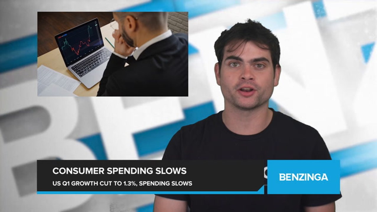 US Economic Growth Revised Down to 1.3% in Q1, Consumer Spending Slows