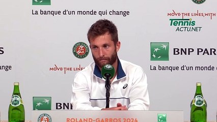 Tennis - Roland-Garros 2024 - Corentin Moutet est qualifié pour les Jeux olympiques : "Rencontrer les athlètes olympiques, c'était un rêve"