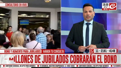 Consultorio en vivo: $276 la jubilación mínima en julio