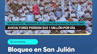 Bloqueo en San Julián dificulta las labores de siembra