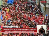 Miranda | Habitantes del municipio Zamora marchan en respaldo al Pdte. Nicolás Maduro