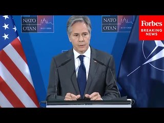 'The Stakes Couldn't Be Higher': Blinken Urges Support For Ukraine At NATO Meeting