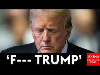 BREAKING NEWS: Demonstrators Cheer & Curse Out Trump As He Leaves NYC Trial Following Guilty Verdict