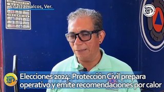 Elecciones 2024: Protección Civil prepara operativo y emite recomendaciones por calor